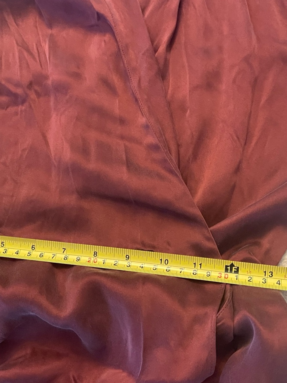 Reiss Designer 100% Silk Robe SMALL Coquette Maxi Long Mulberry Color Luxury - Picture 9 of 11